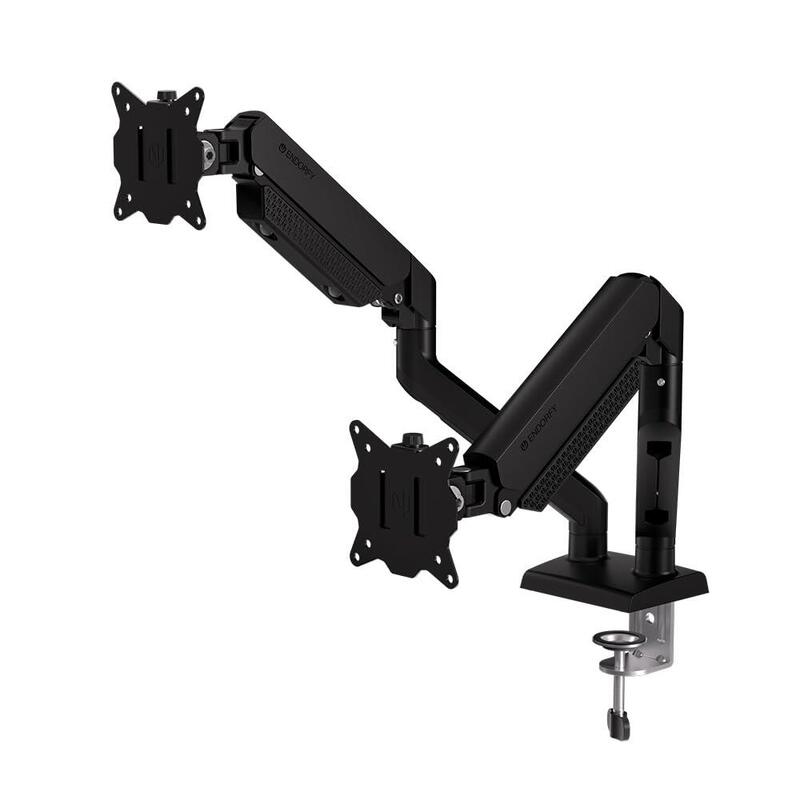 Endorfy Atlas Gs - Brazo Doble Para Monitor Para 2 Monitores De Hasta 32 Pulgadas, 10 Kg Cada Uno,