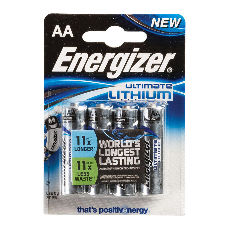 Energizer Ultimate Lithium Pila Litio Aa L91 Lr6 1,5v Blister*4