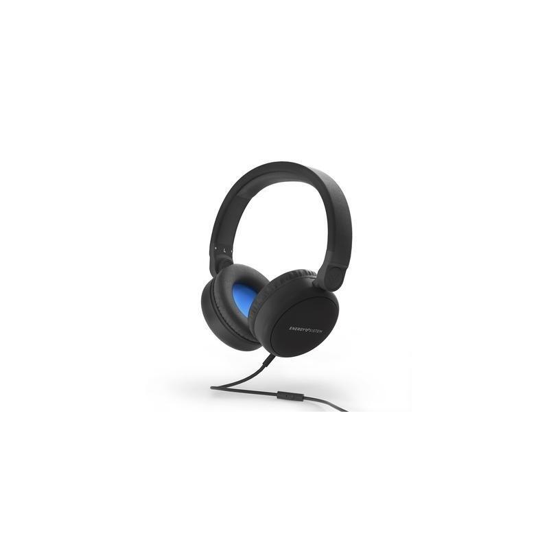 Energy Sistem Auriculares Style 1 Talk Midnight C/ Micrófono Jack 3.5mm Negro