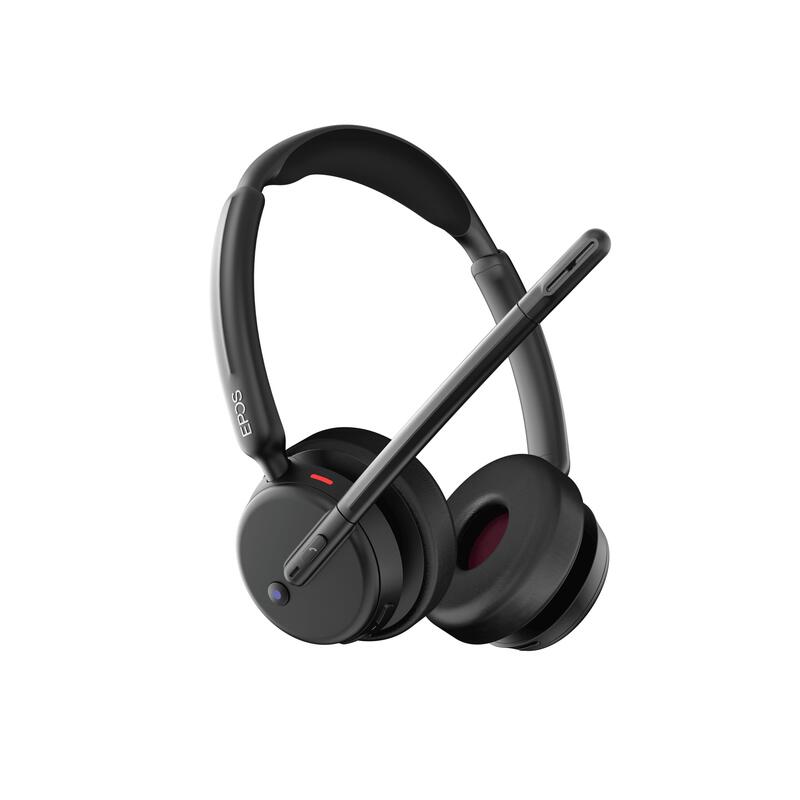 Epos Impact 500 Ms Uc Anc Wl Usb-C+A Beidseitiges On-Ear Bluetooth Headset Incluye. Bt Dongle Teams Zertifiziert