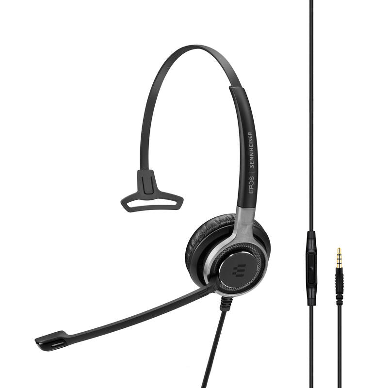 Epos Sennheiser Auriculares Impact Sc 635 Mono Negro Silver (1000642)