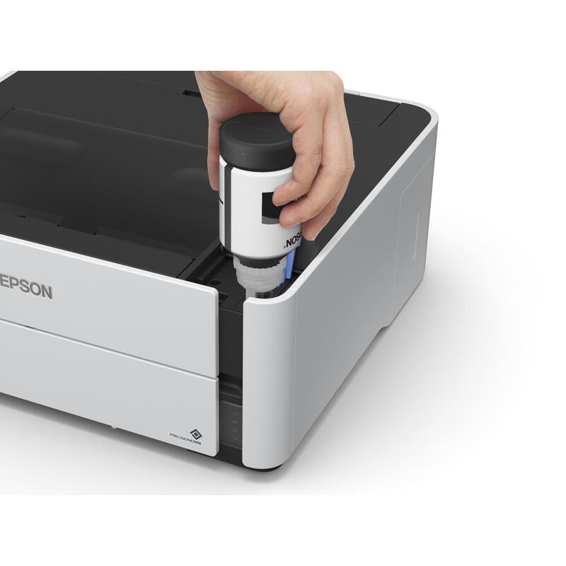 Epson Ecotank Et-M1180impresoramonocromoa Dos Caraschorro De Tintaa4/Legal1.200 X 2.400 Ppphasta 39 Ppmcapacidad: 250 Hojasusb 2.0, Lan, Wi-Fi
