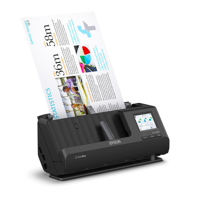 Epson Es-C380w Escáner De Alimentación En Hoja A Dos Caras A4/Legal