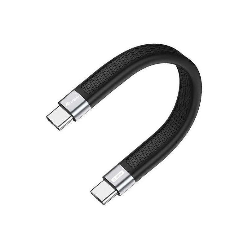 Equip Cable Usb-C4.0->C Gen3 Pd240w Fl. M M 0.13m Negro