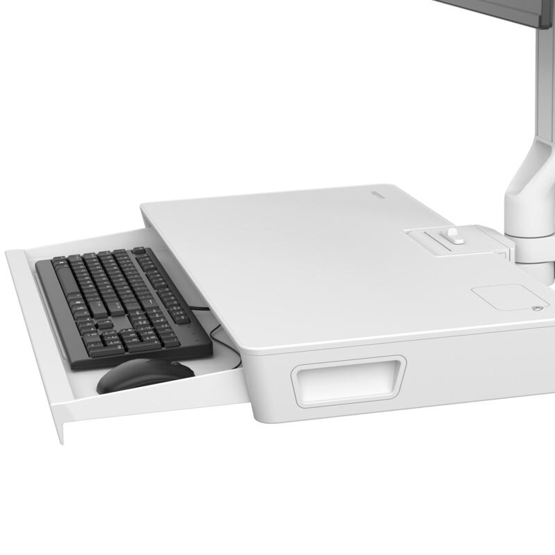 Ergotron 45-619-251 Soporte Y Montura Para Estación De Trabajo/Pc Todo En Uno 10,7 Kg Blanco 68,6 Cm (27")