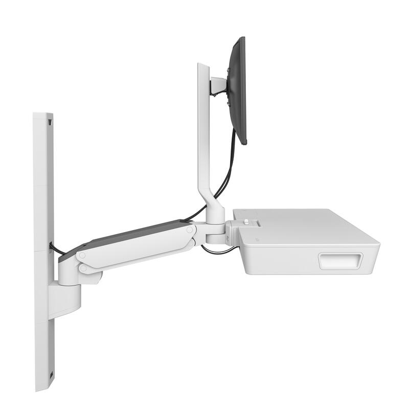 Ergotron 45-619-251 Soporte Y Montura Para Estación De Trabajo/Pc Todo En Uno 10,7 Kg Blanco 68,6 Cm (27")