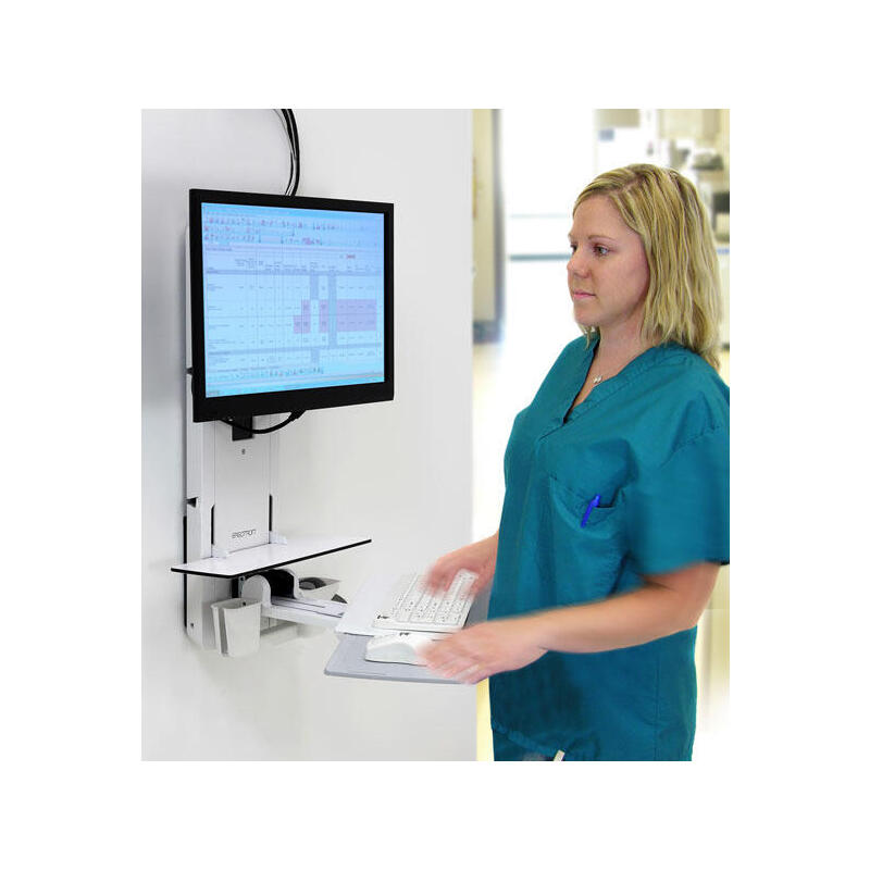 Ergotron 61-080-062 Soporte De Pared Para Pantalla Plana Blanco