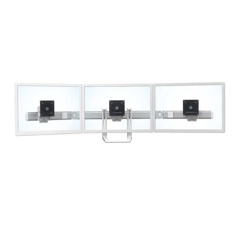 Ergotron Hx Triple Monitor Bow Kit White