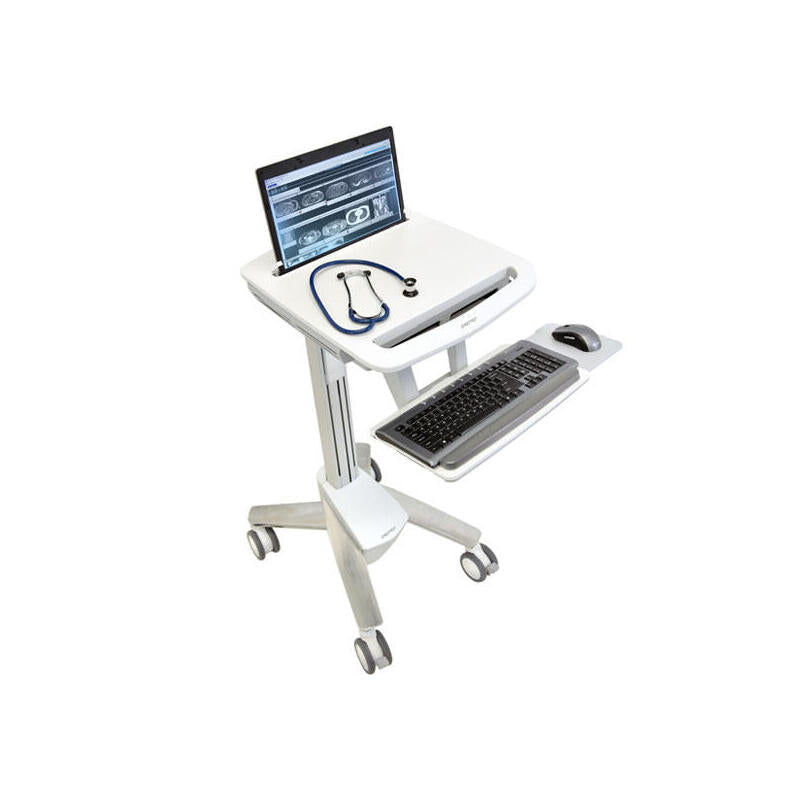 Ergotron Styleview Emr Laptop Cart, Sv40 Aluminio, Gris, Blanco Portátil Carro Multimedia