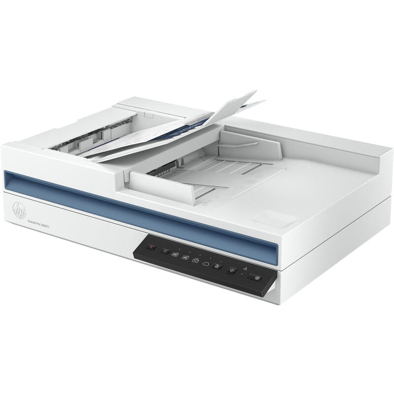 Escáner Documental Hp Scanjet Pro 2600 F1 Con Alimentador De Documentos Adf Doble Cara