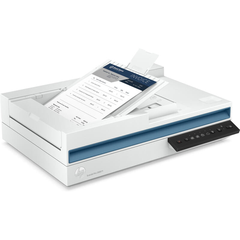 Escáner Documental Hp Scanjet Pro 2600 F1 Con Alimentador De Documentos Adf Doble Cara