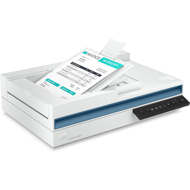 Escáner Documental Hp Scanjet Pro 3600 F1 Con Alimentador De Documentos Adf Doble Cara