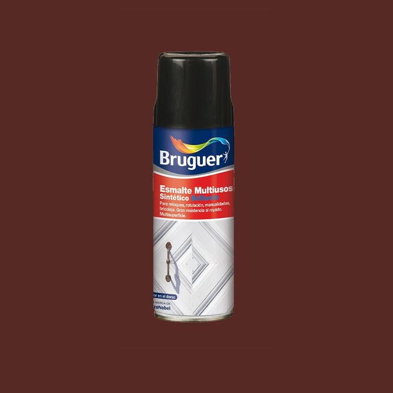 Esmalte Multiuso Spray Brillante Pardo 0,4l 5197984 Bruguer