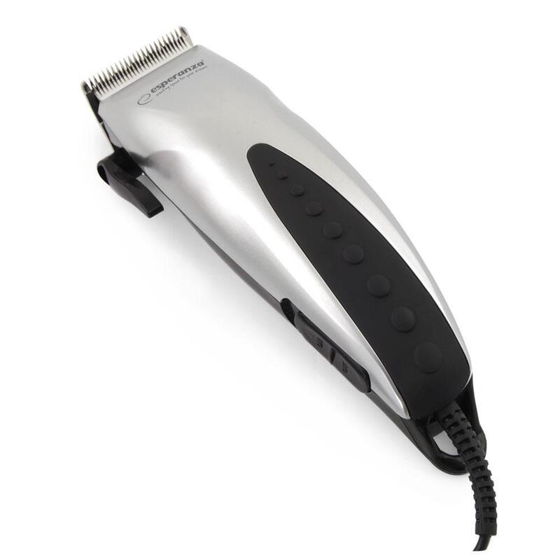 Esperanza Ebc003 Stylist - Cortapelos Black-Silver (1,2-12mm)