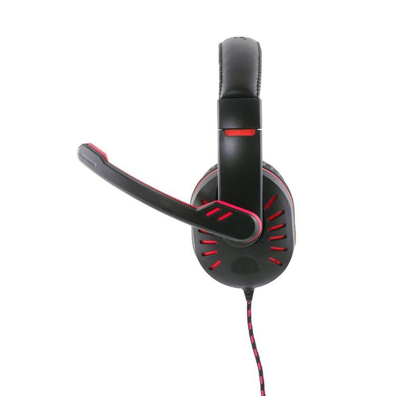 Esperanza Egh330r Crow - Auriculares Estéreo Con Micrófono Para Juegos - Rojo