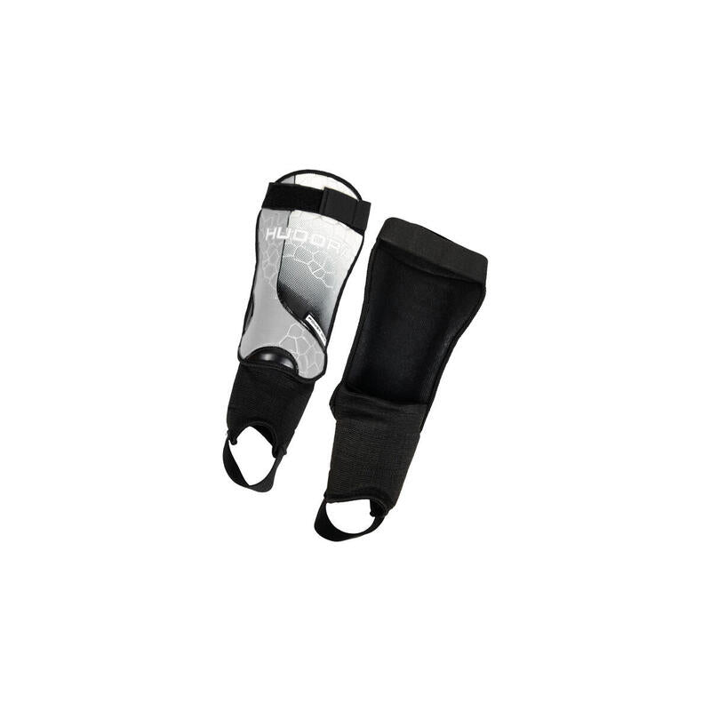 Espinilleras Hudora Con Protección De Tobillo, Protectores Gris, Talla S 71947