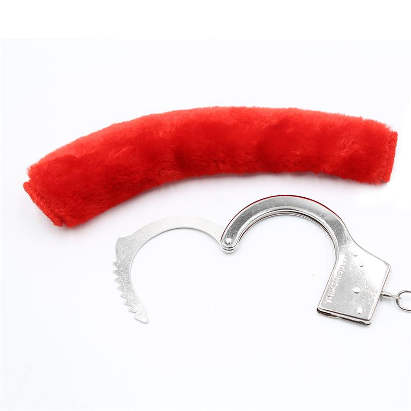 Esposas De Metal Para Muñecas Con Pelo Rojo