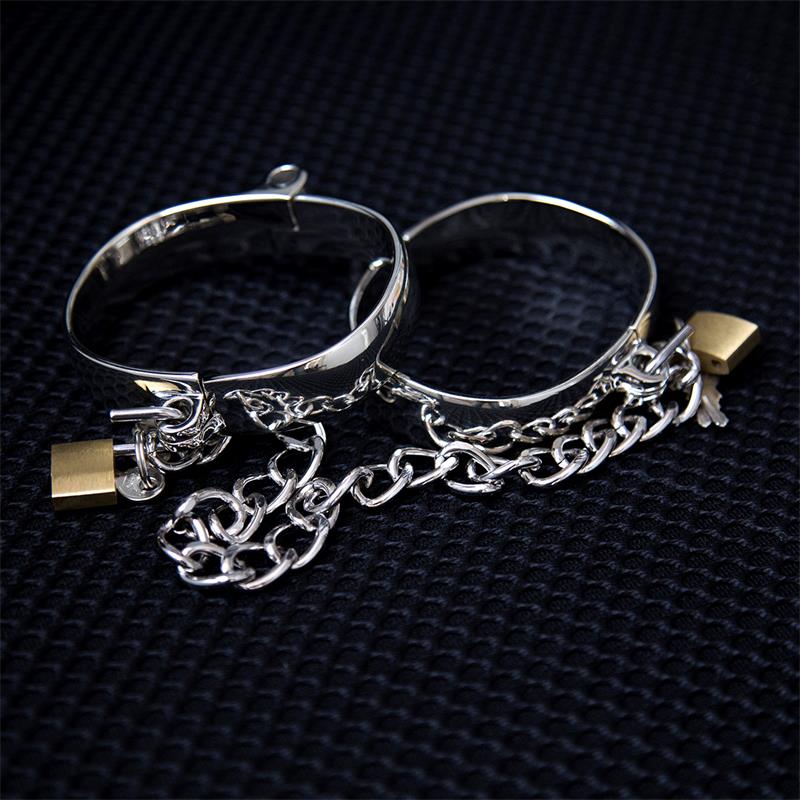 Esposas De Metal Para Tobillos Mujer Plata