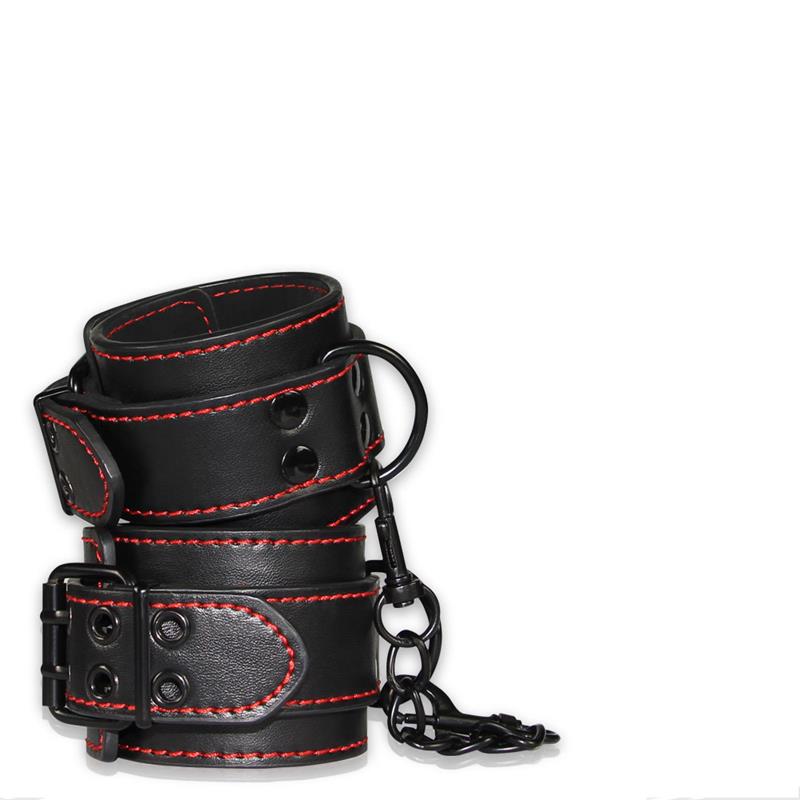 Esposas De Tobillos Bondage Negro