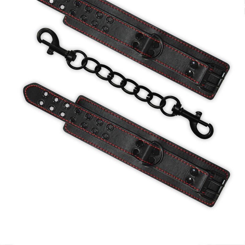 Esposas De Tobillos Bondage Negro