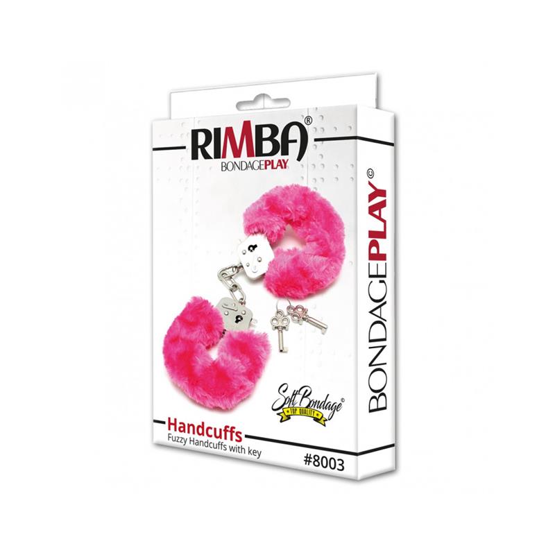 Esposas Metálicas Con Pelo Rosa