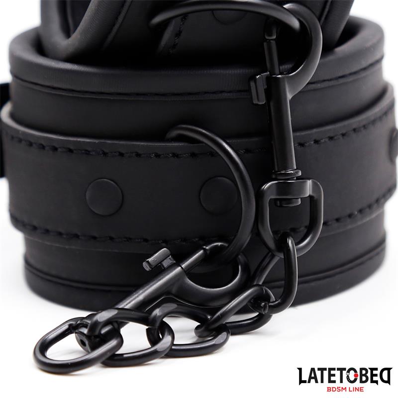 Esposas Neopreno Ajustables Negro