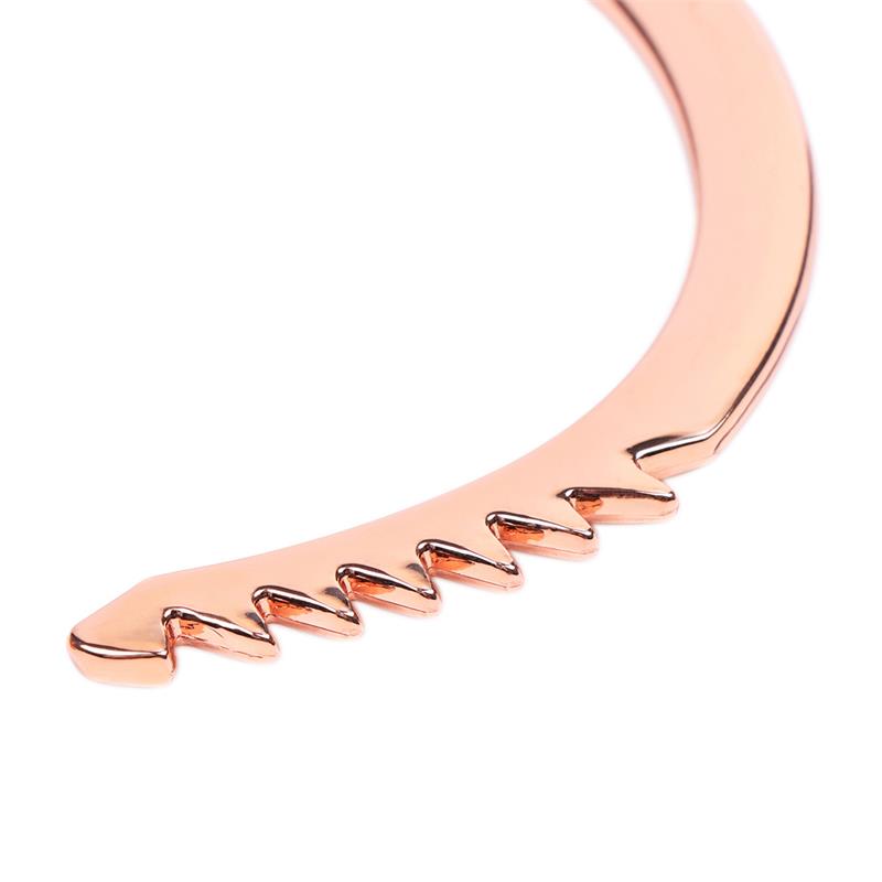 Esposas Oro Rosa Con Llaves De Calavera