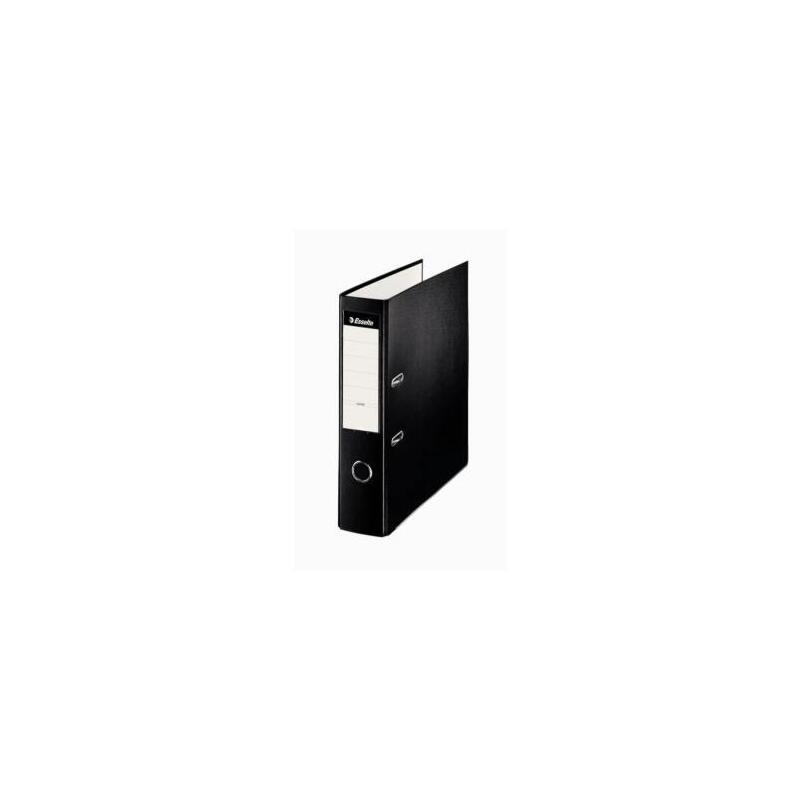 Esselte Archivador Palanca A4 Lomo Ancho Pp Interior Forrado En Papel Rado Cantoneras Negro