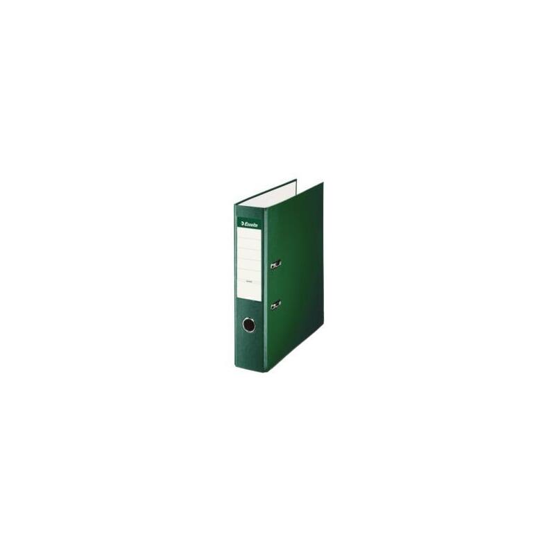 Esselte Archivador Palanca Folio Lomo Ancho Pp Interior Forrado En Papel Rado Cantoneras Verde