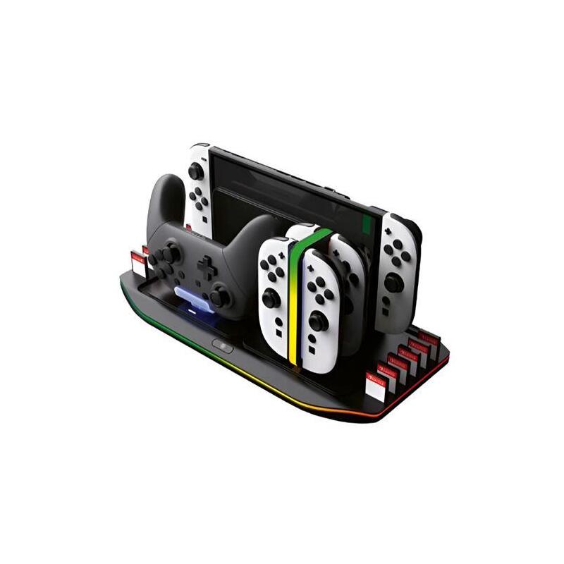 Estacion Carga(Consola+4 Joy-Con+ Mando