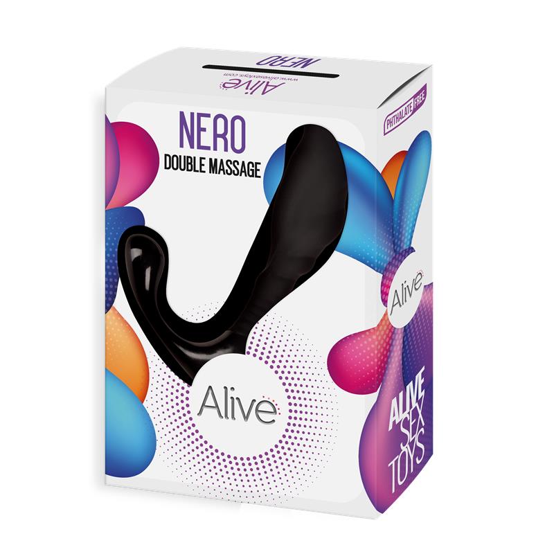 Alive - Nero Doble Masajeador Anal & Prostatico