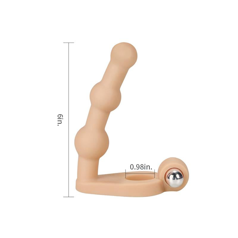 Estimulador Anal The Ultra Soft Bead 6 Con Vibración Natural