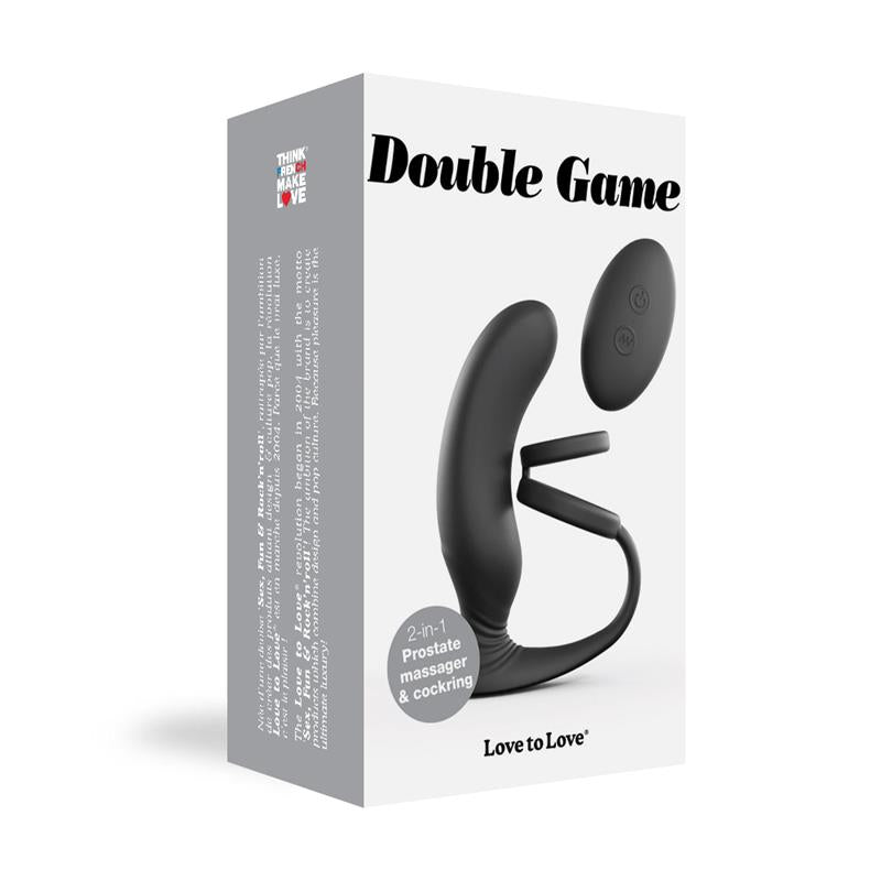 Estimulador Con Control Remoto Double Game