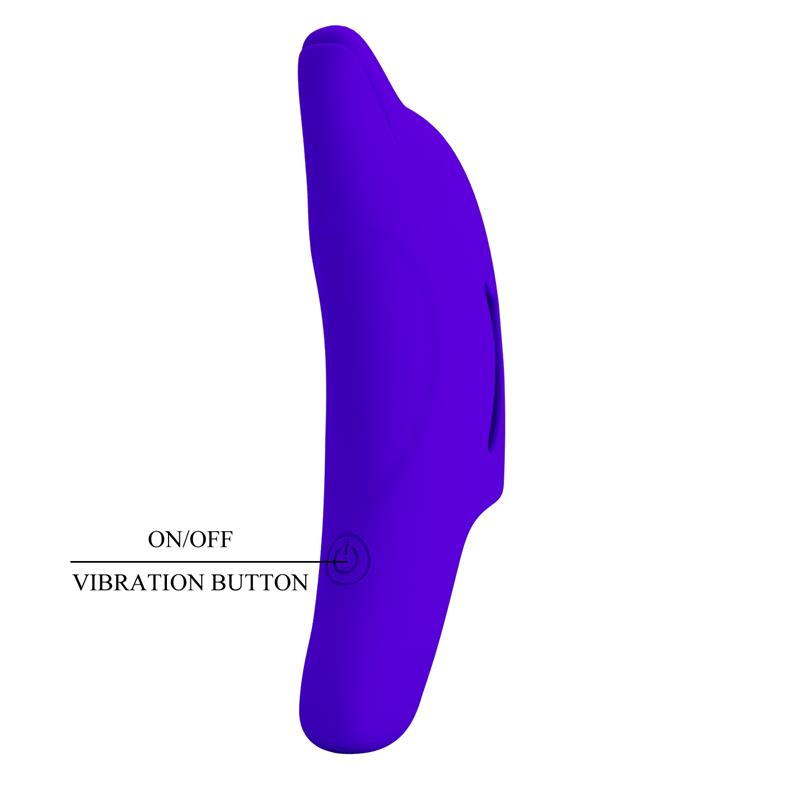 Estimulador De Dedo Con Vibración Delphini Honey