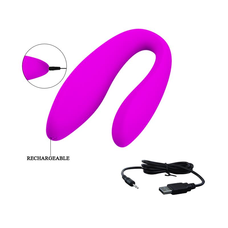 Estimulador De Parejas Control Remoto Rosa