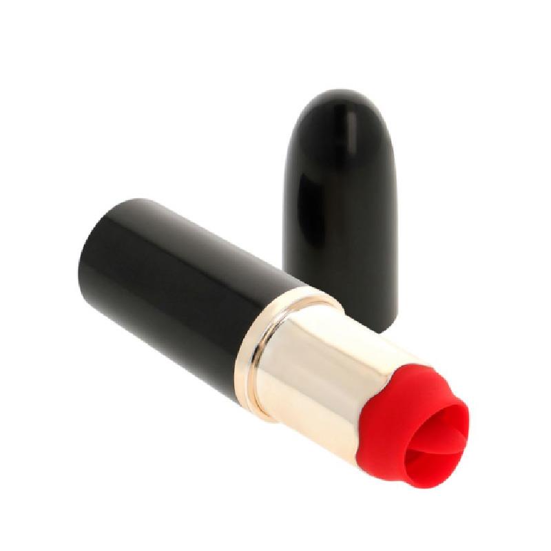 Estimulador De Pintalabios Con Lengua Estimuladora Usb Negro