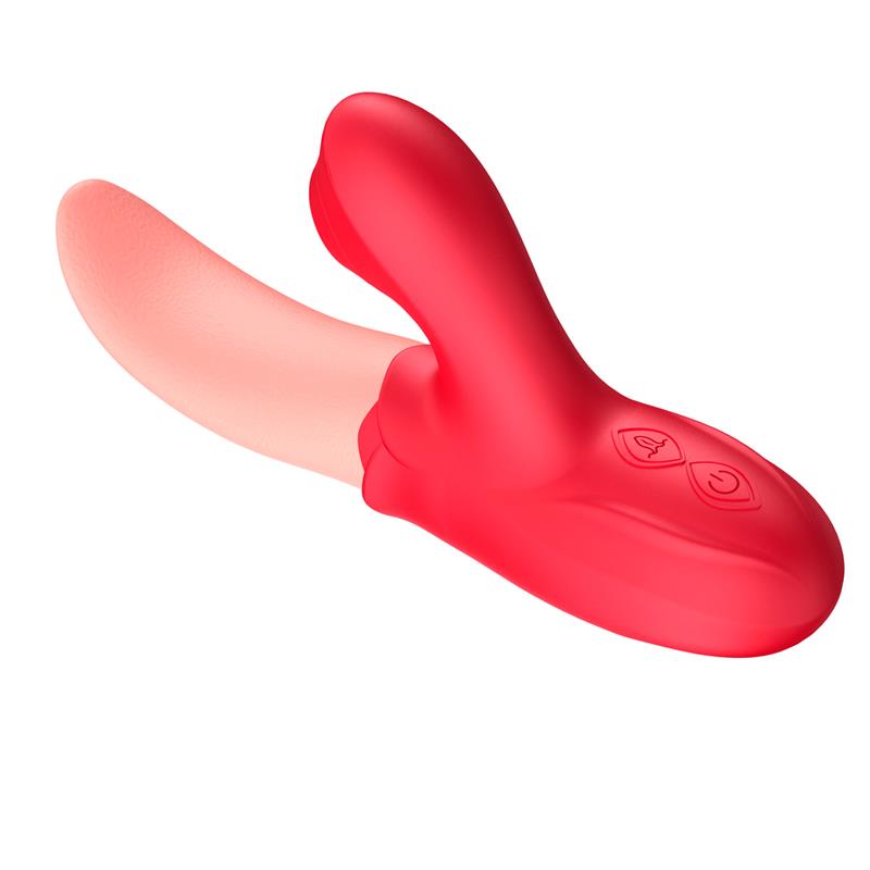 Estimulador Doble Con Lengua Y Pulsación