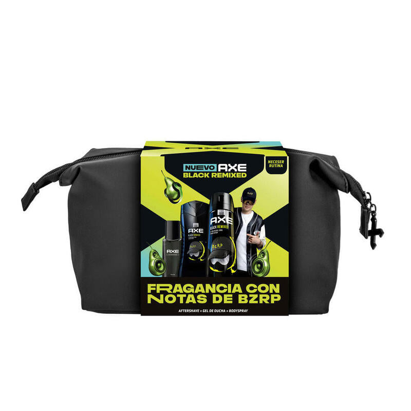 Estuche Axe Dark Bizarrap Desodorante + Gel + Aftershave + Neceser