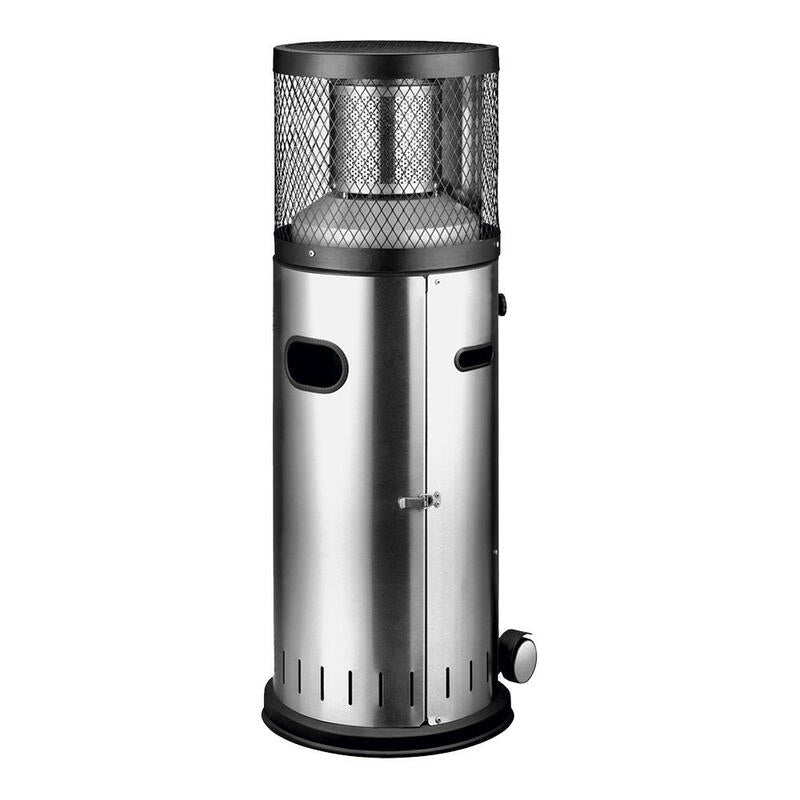 Estufa De Gas De Exterior De Acero Inoxidable Ø42x115cm Enders Polo