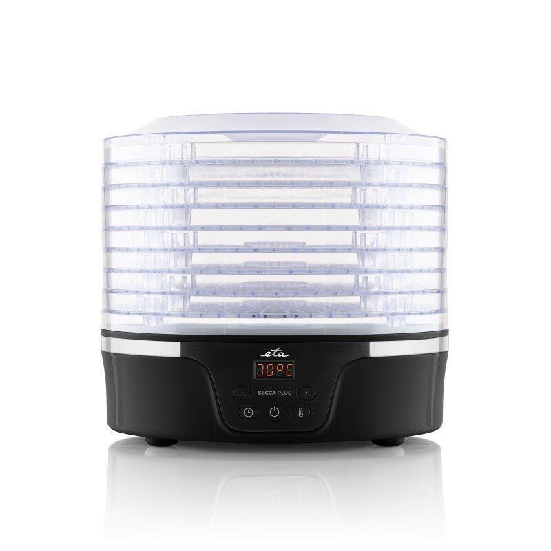 Eta Eta830190000 Secca Plus Food Dryer, 380 W, Led Display, Timer, Black