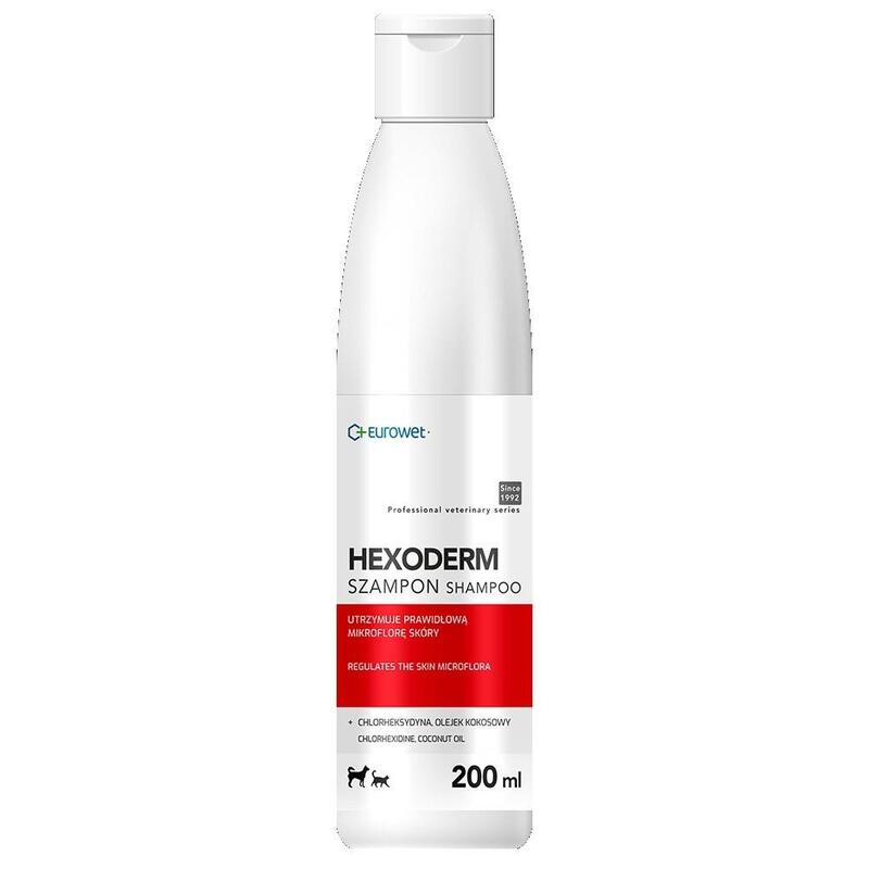 Eurowet Hexoderm Wsparcie Mikroflory Skóry Para Perro I Kota 200ml