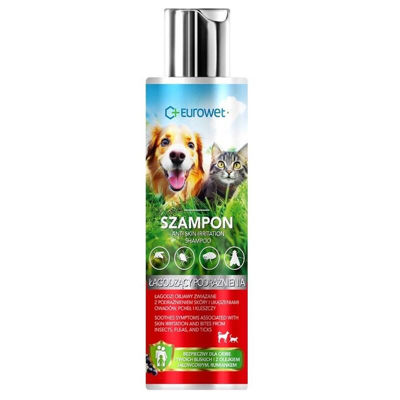 Eurowet Szampon Lagodzacy Podraznienia Para Perro I Kota 200ml