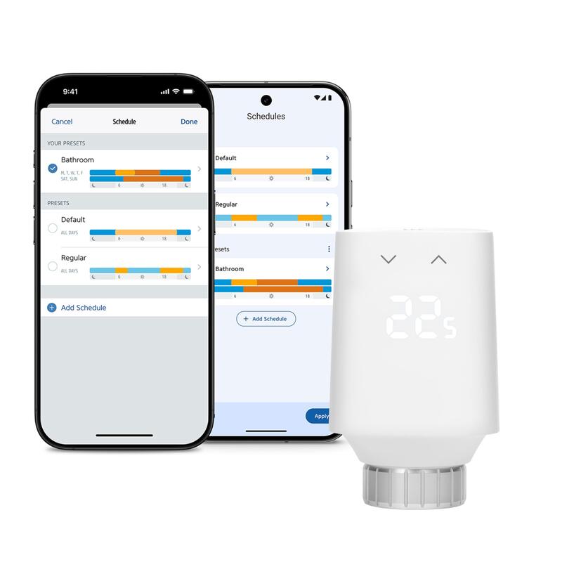 Eve Thermo (Matter, 5. Generation) Smartes Heizkörperthermostat, Funktioniert Mit Apple Home, Amazon Alexa, Samsung Smartthings, Google Home