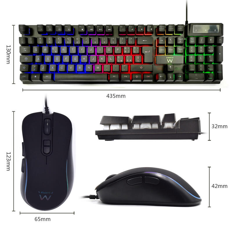 Ewent Teclado+Raton Gaming Pl3201 Usb