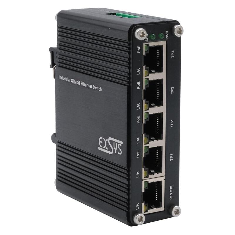 Exsys Ex-62020poe 5-Port Industrial Ethernet Switch Poe