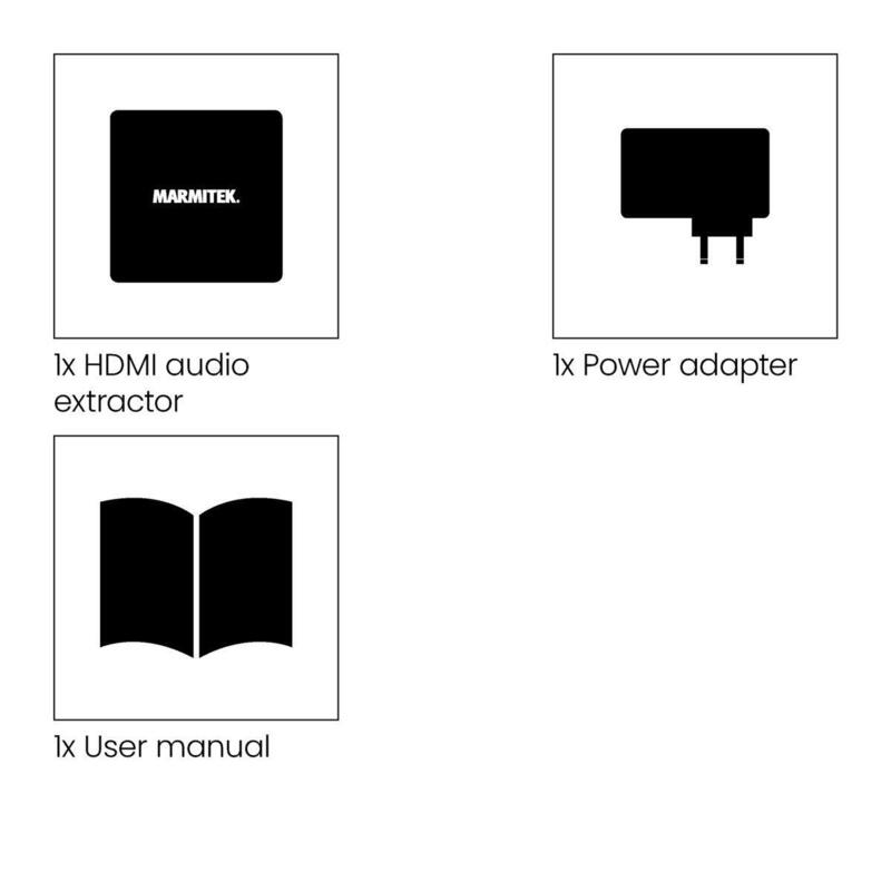 Extractor De Audio Marmitek Hdmi Converter 4k Connect Ae14