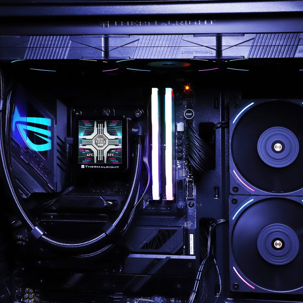 Water Cooler Cpu Aio Thermalright Frozen Vision V2 Argb Pre