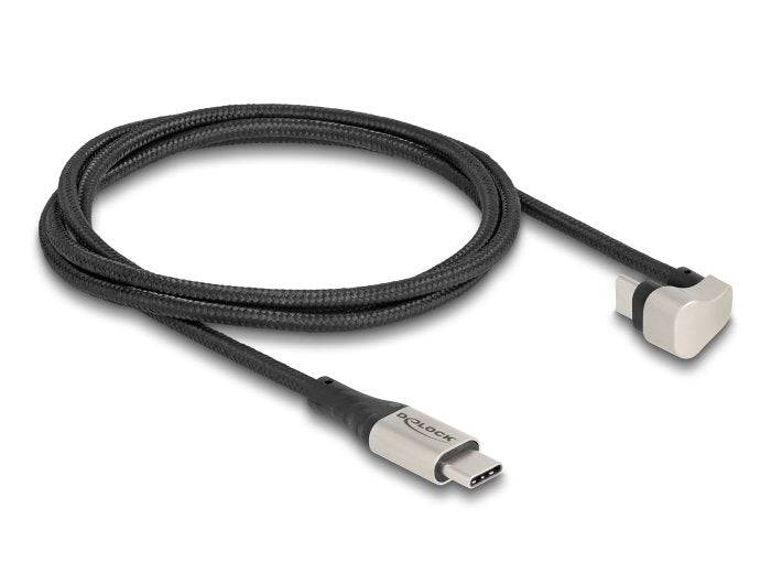 Delock Usb 2.0 Cable Usb Tipo-C Macho A Macho 180° Angular 1 M