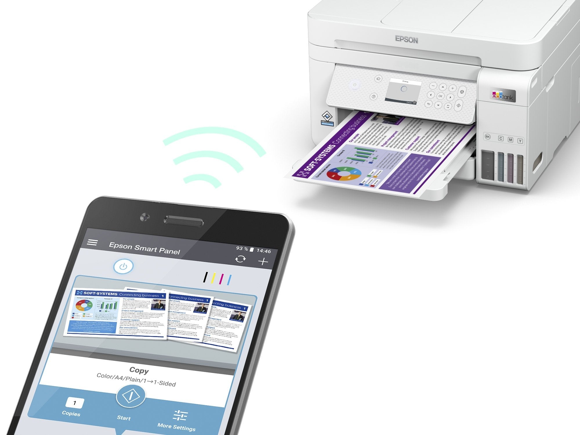 Epson Ecotank L6276 Inyección De Tinta A4 4800 X 1200 Dpi 33 Ppm Wifi