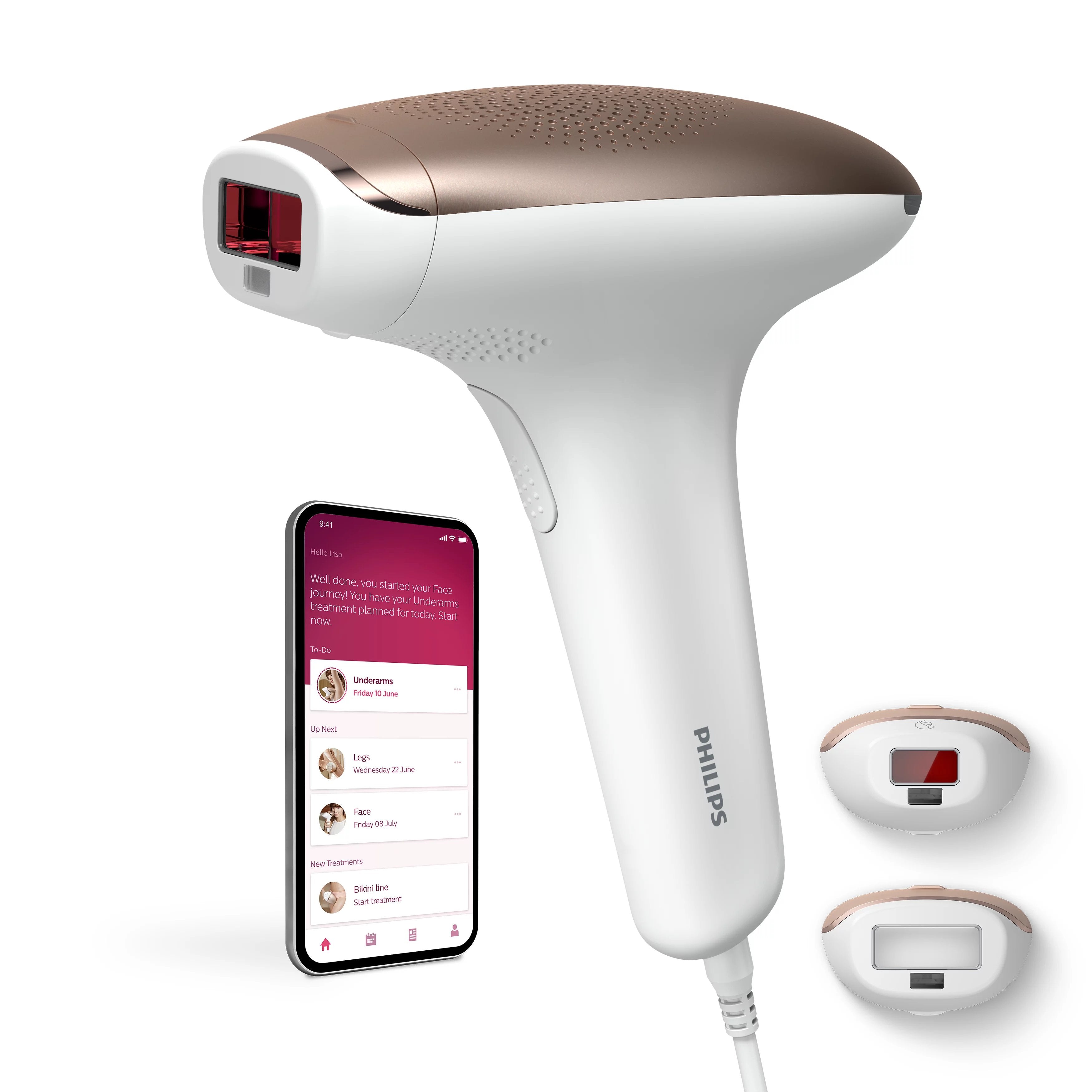 EAN 8710103747000 - Philips Lumea Advanced SC1997/00 depiladora de luz pulsada Luz pulsada doméstica (HPL) Blanco, Oro rosa imagen 1